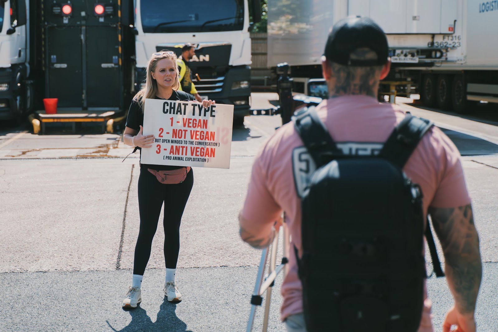 Activists Livestream Outside A Slaughterhouse