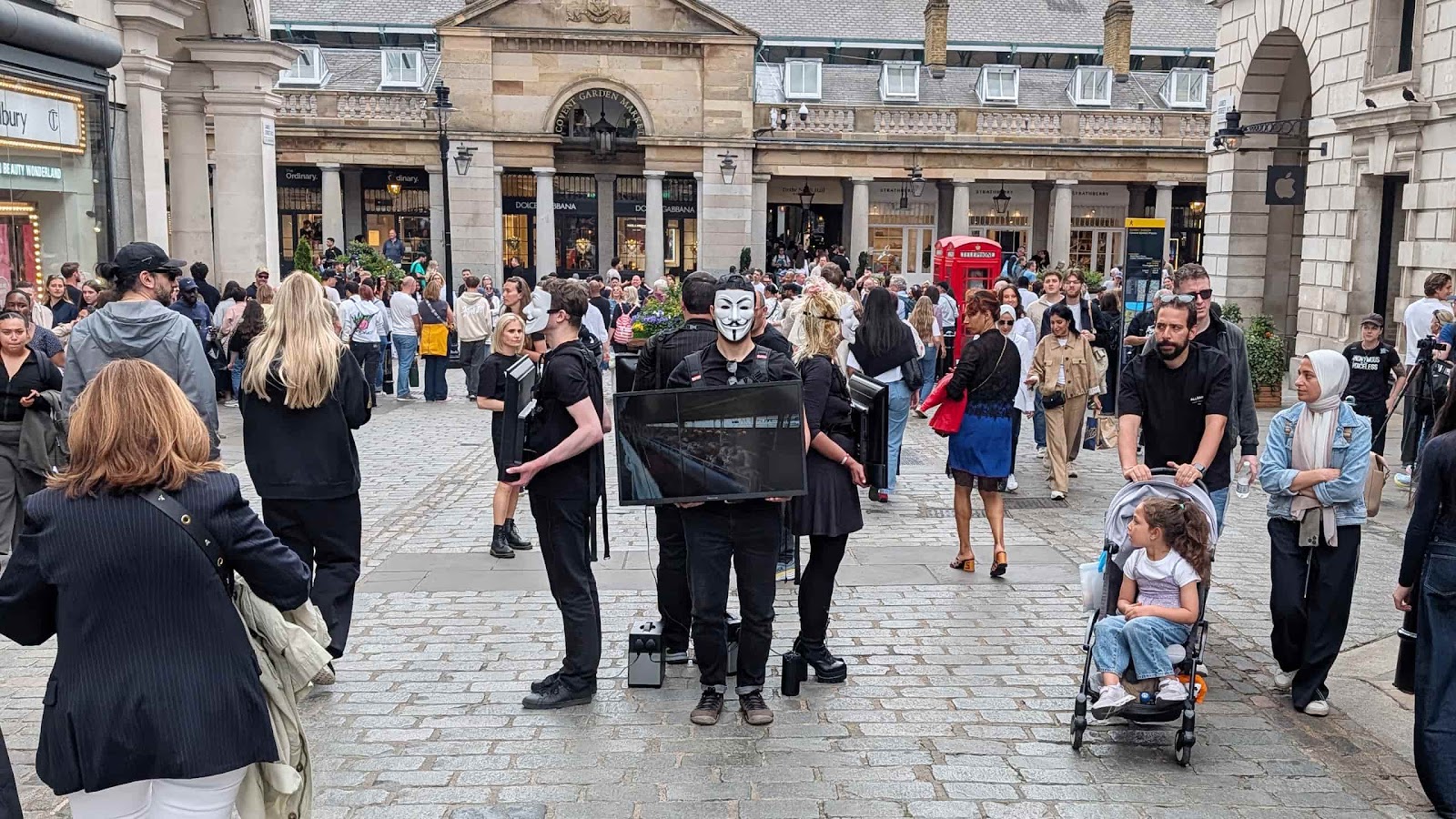 Cube of Truth in Covent Garden Piazza, London