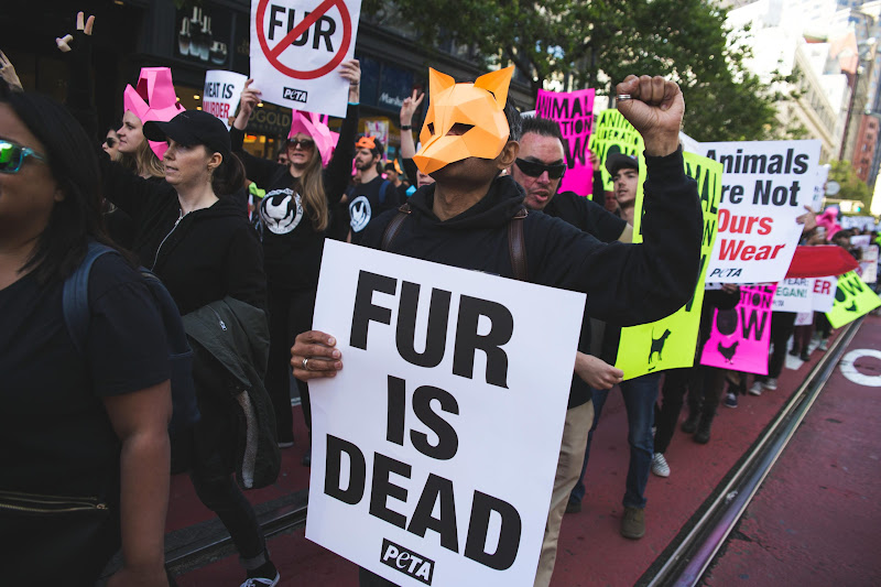 Fur Is Dead - ALC Animal Rights March - San Francisco, USA