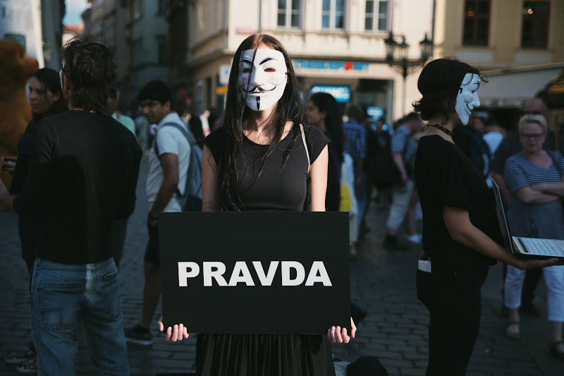 Activist Stood In AV Cube Of Truth