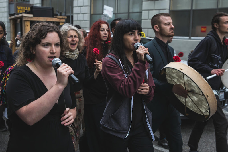 Funeral for farm animals at the Animal Liberation Conference 2018