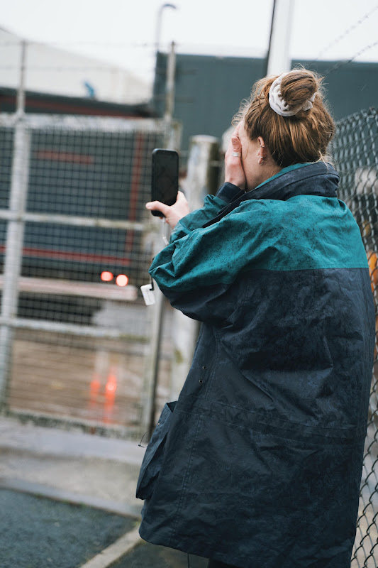 Activist shocked after seeing slaughter truck. St Merryn's Meat Slaughterhouse, Bodmin, Cornwall